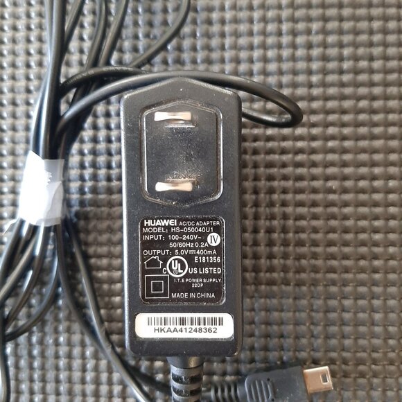 Huawei AC/DC Adapter HS-050040U1 5.0V 400mA Mini USB Power Supply - Picture 2 of 3